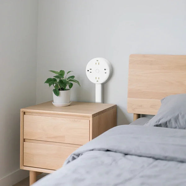Rotating Wall Plug Extender